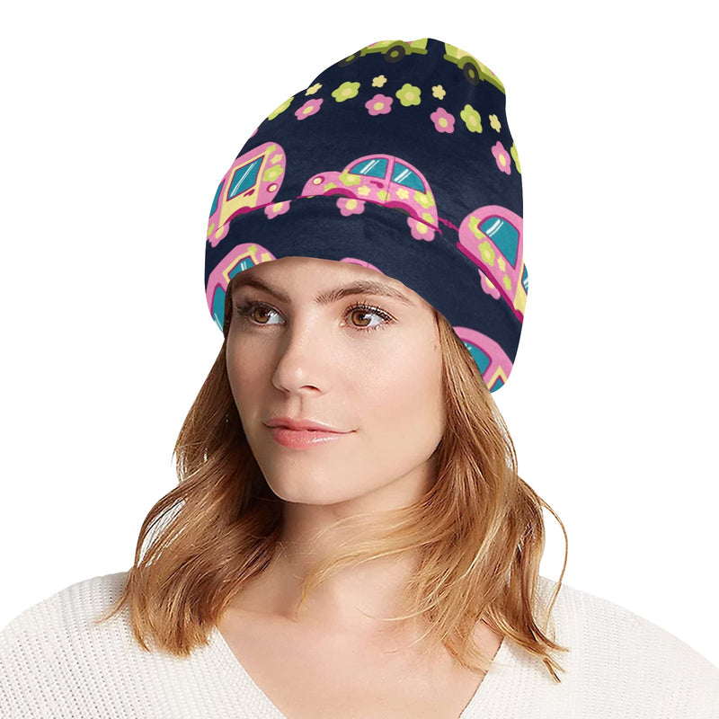 Camper Cute Camping Design No 3 Print Unisex Beanie