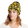 Smiley Face Emoji Print Design LKS304 Unisex Beanie