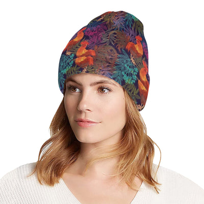 Rooster Print Style Unisex Beanie