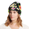 Hibiscus Pattern Print Design HB025 Unisex Beanie