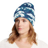 Ocean Wave Pattern Print Unisex Beanie