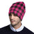 Pink Tartan Plaid Pattern Unisex Beanie