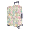 Travel Stamp Themed Design Luggage Cover Protector