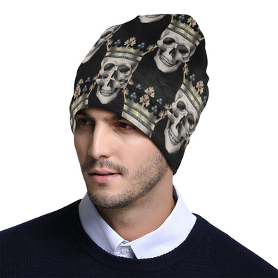 Skull King Print Design LKS3010 Unisex Beanie