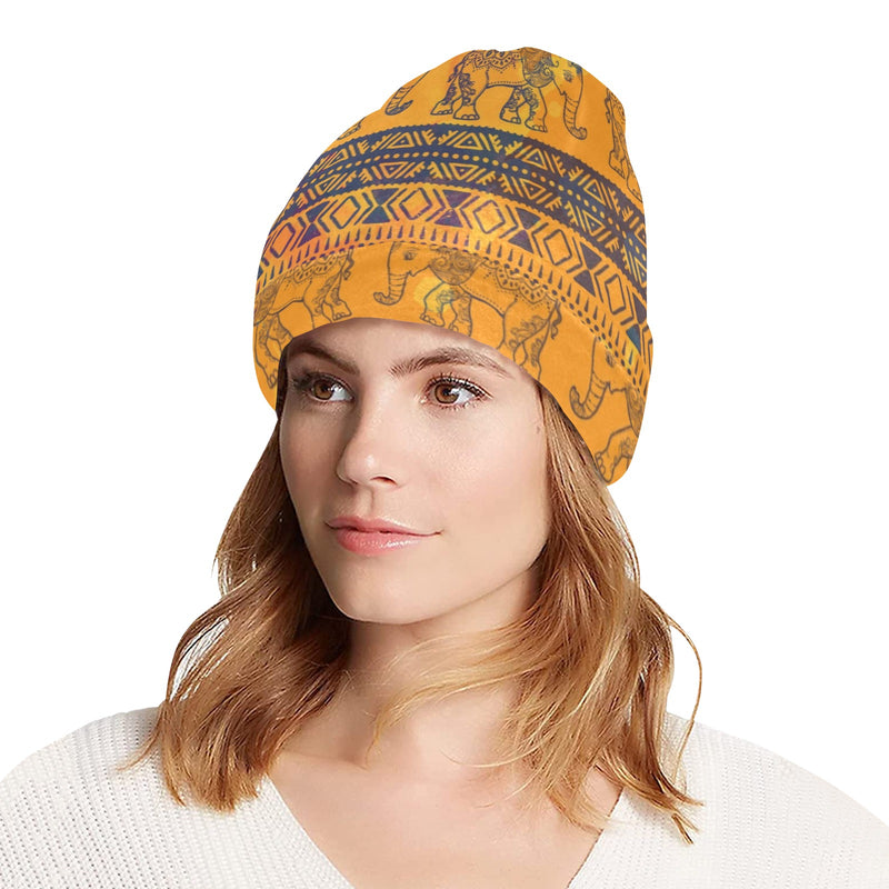 Elephant Aztec Unisex Beanie