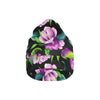 Bright Purple Floral Pattern Unisex Beanie