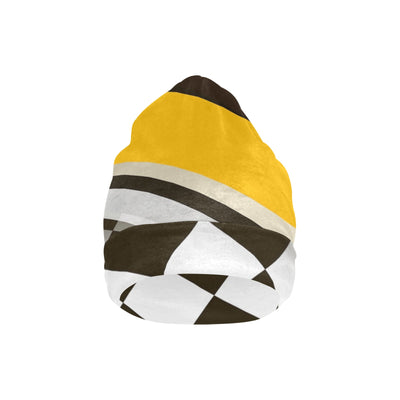 Checkered Flag Racing Style Unisex Beanie