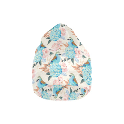 Bluebird Pattern Print Design 03 Unisex Beanie