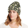 Daisy Pattern Print Design 03 Unisex Beanie