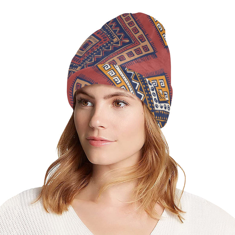 Native Pattern Print Design A06 Unisex Beanie