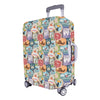 Travel Stamp Themed Design Luggage Cover Protector