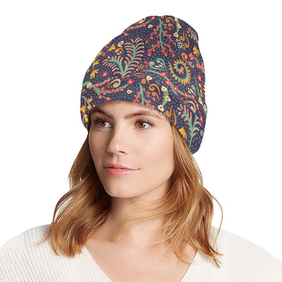 Bohemian Pattern Print Design 08 Unisex Beanie