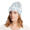 Polar Bear Pattern Print Design PB08 Unisex Beanie