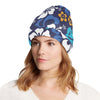 Hibiscus Pattern Print Design HB030 Unisex Beanie