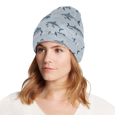 Shark Print Design LKS304 Unisex Beanie