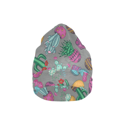 Cactus Colorful Print Pattern Unisex Beanie