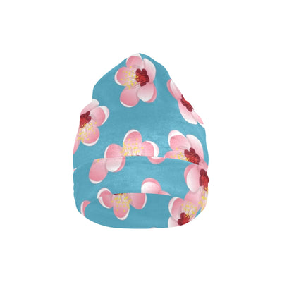 Cherry Blossom Pattern Print Design CB09 Unisex Beanie