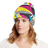 80s Pattern Print Design 2 Unisex Beanie