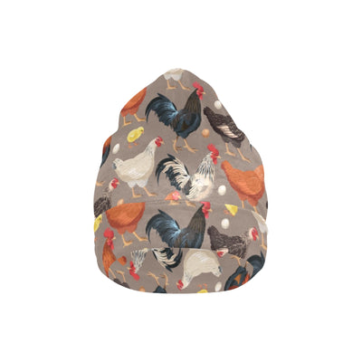 Chicken Evolution Pattern Unisex Beanie