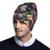 80s Pattern Print Design 3 Unisex Beanie