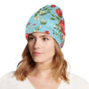 Summer Floral Pattern Print Design SF011 Unisex Beanie