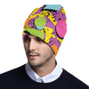 80s Pattern Print Design 1 Unisex Beanie