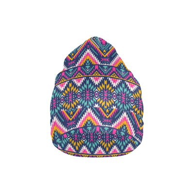 Indian Navajo Pink Themed Design Print Unisex Beanie