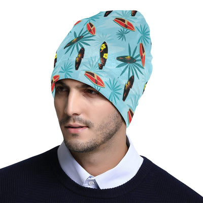 Surfboard Themed Pattern Unisex Beanie