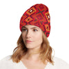 Aztec Pattern Print Design 06 Unisex Beanie