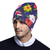 Hibiscus Colorful Print Design LKS301 Unisex Beanie