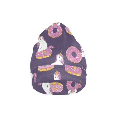 Donut Unicorn Pattern Print Design DN011 Unisex Beanie