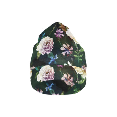 Summer Floral Print Design LKS303 Unisex Beanie