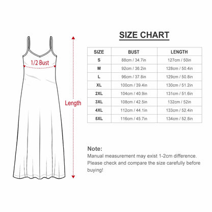 Hibiscus Hawaiian Design Print Pattern Long Maxi Dress