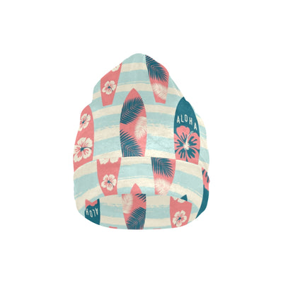 Aloha Hawaii Surfboard Pattern Print Design 02 Unisex Beanie