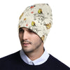 Bird Watercolor Design Pattern Unisex Beanie