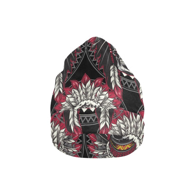 Native Indian Skull Unisex Beanie