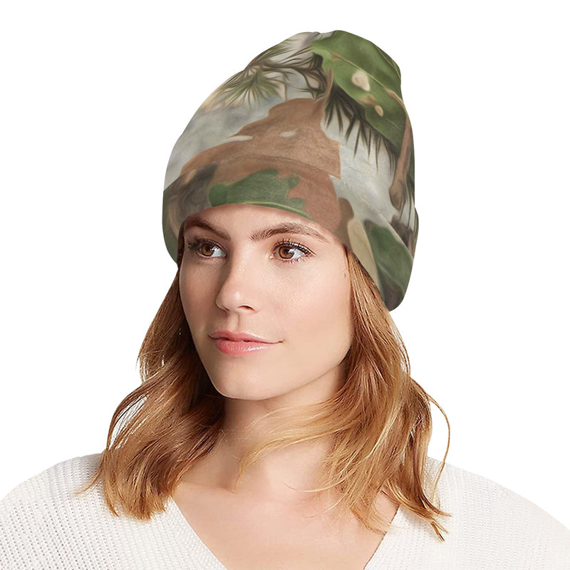 Camo Realistic Tree Forest Print Unisex Beanie