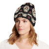 Sugar Skull Print Design LKS304 Unisex Beanie