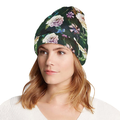 Summer Floral Print Design LKS303 Unisex Beanie