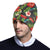 Hibiscus Red With Parrotprint Design LKS303 Unisex Beanie
