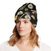 Steampunk Key Dragonfly Print Design LKS303 Unisex Beanie