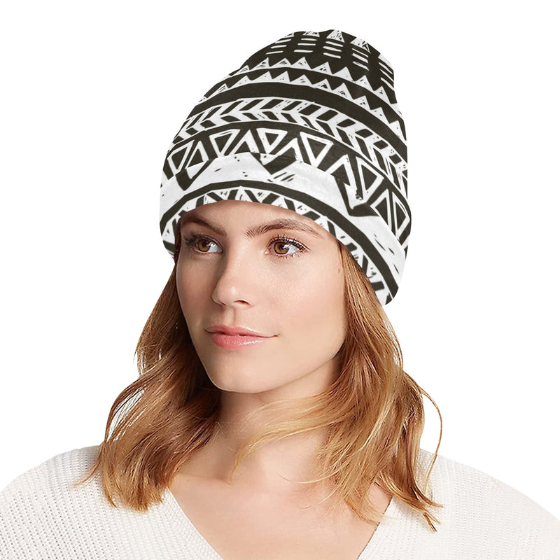 Hand draw Tribal Aztec Unisex Beanie