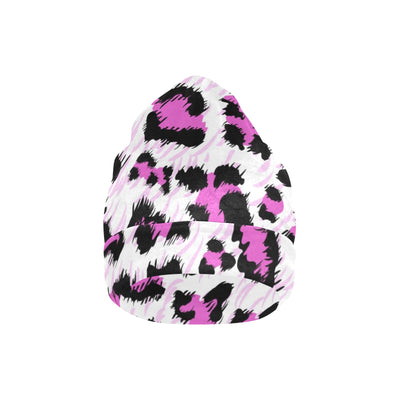 Leopard Pink Skin Print Unisex Beanie