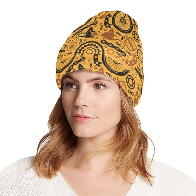 Mountain bike Pattern Print Design 03 Unisex Beanie