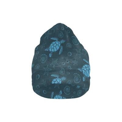 Sea Turtle Print Design LKS308 Unisex Beanie