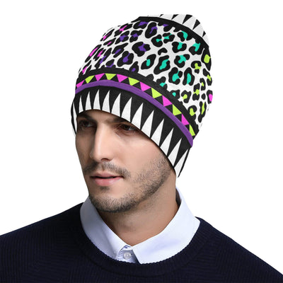 Animal Skin Aztec Rainbow Unisex Beanie