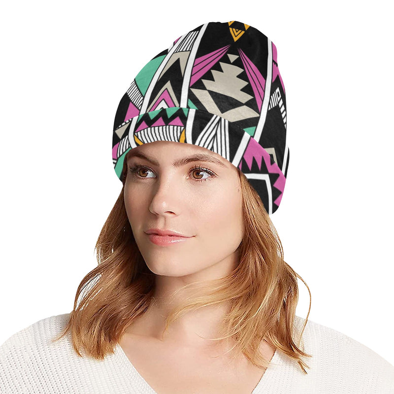 Tribal Aztec Triangle Unisex Beanie