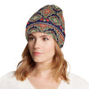 Ethnic Geometric Print Pattern Unisex Beanie