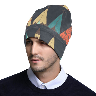 Tribal native american tent Aztec Unisex Beanie