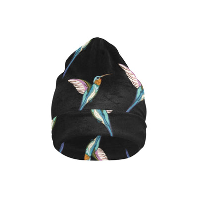 Hummingbird Pattern Print Design 06 Unisex Beanie